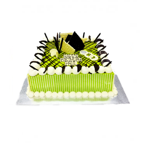 Lemon and Lime Mousse Gateaux