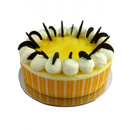 Lemon Cheese Mousse Gateaux