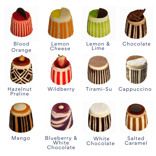 Cocktail Gateaux - Boxed 12