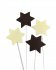 Chocolate Star on wire